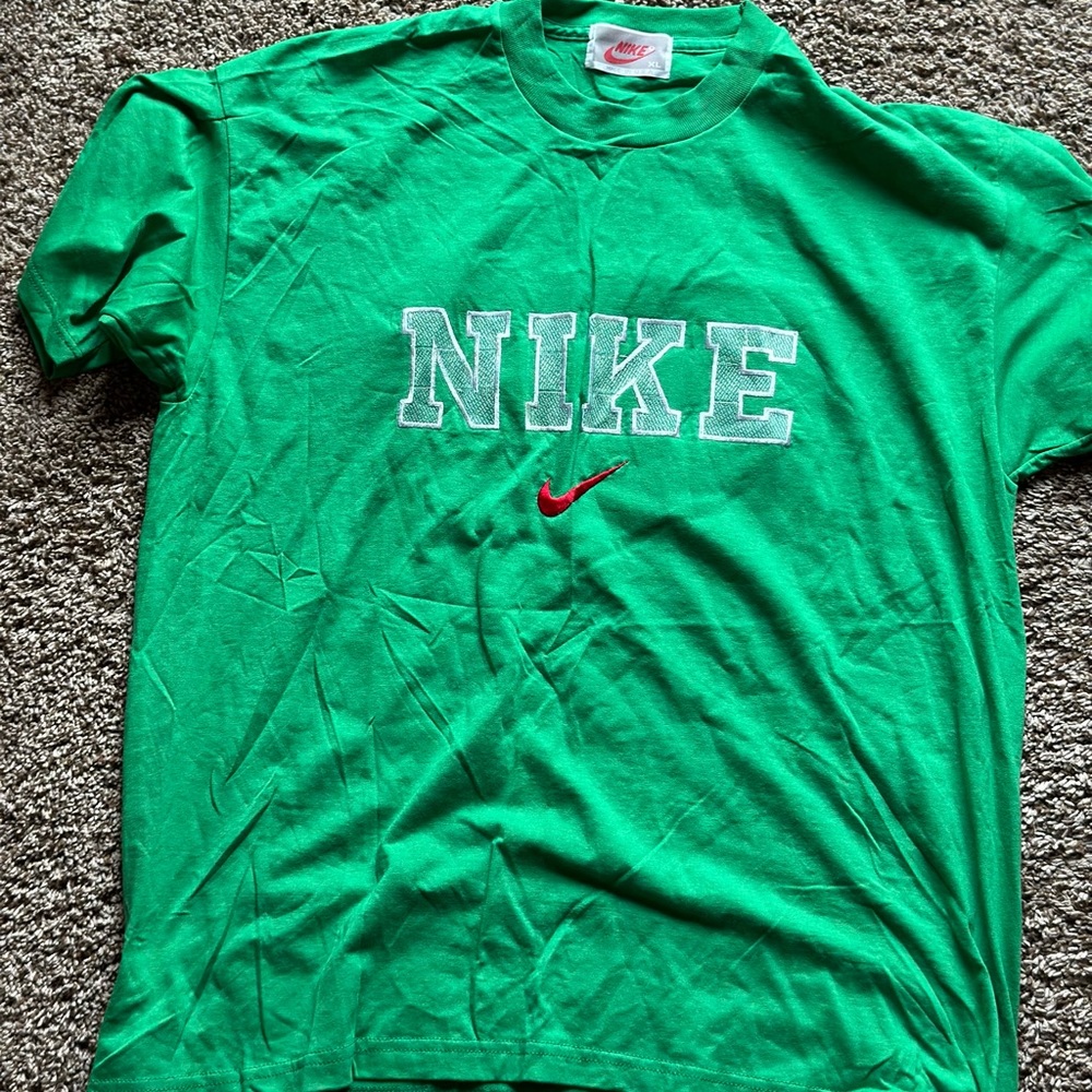 Vintage green Nike Shirt